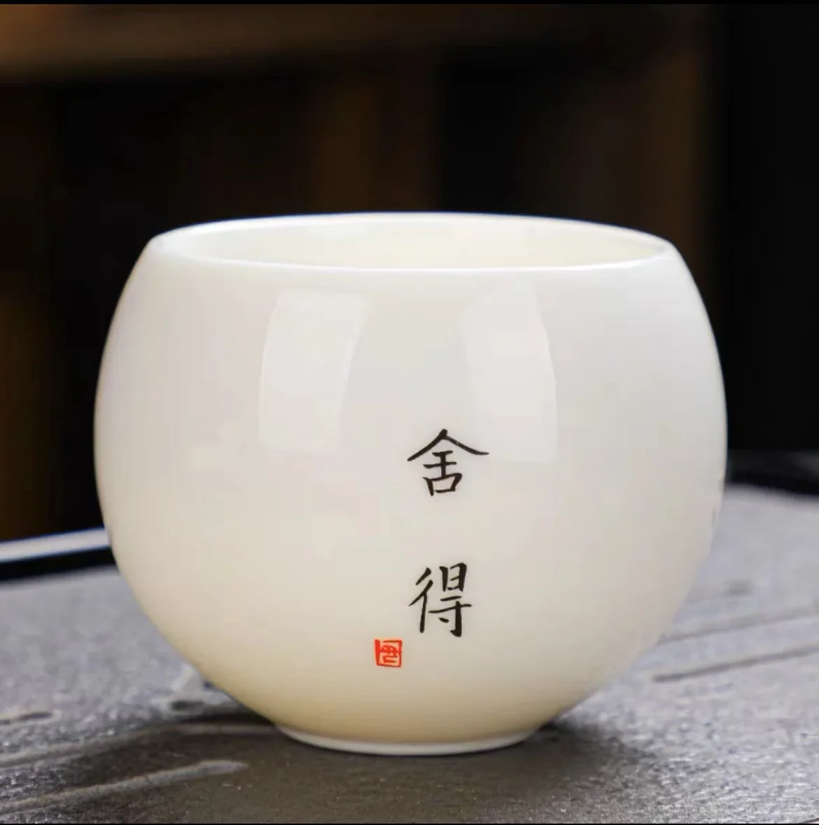 Ceramiczna filiżanka do herbaty Kung Fu styl japoński Jasnożółty