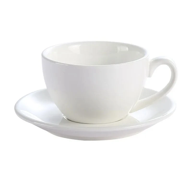 Ceramiczna filiżanka espresso ze spodkiem w stylu europejskim Głęboki niebieski