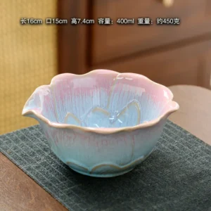 Ceramiczna miseczka do matcha z uchwytem na chasen w stylu japońskim Matowy