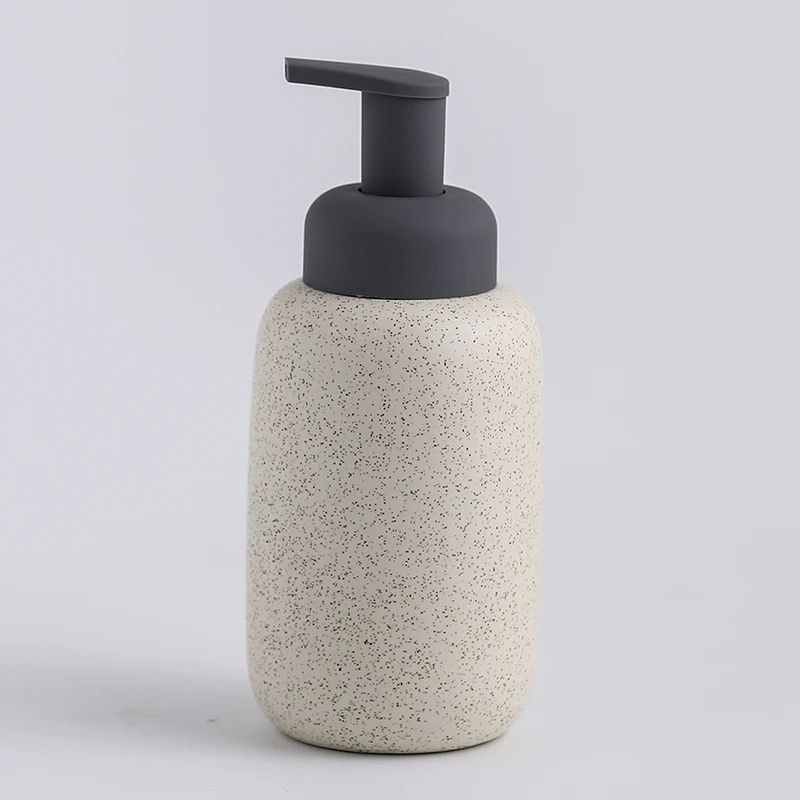 Ceramiczny dozownik mydła w piance na blat Biały 400ml