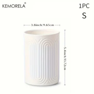 Ceramiczny pojemnik na sztućce na blat S