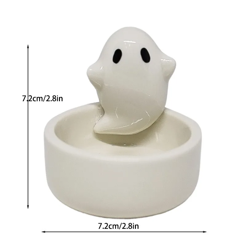 Ceramiczny świecznik kotek grzejący ogon ciepło tealight do domu Złoty