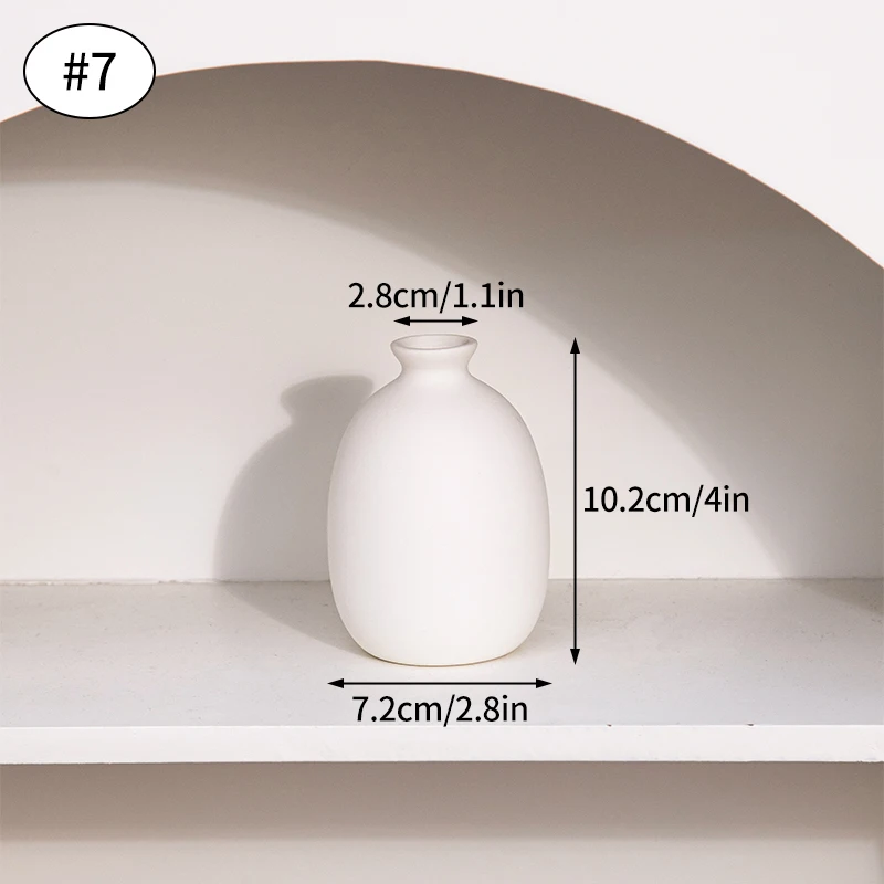 Ceramiczny wazon Nordic na kwiaty do salonu biały hydroponiczny Niebieski
