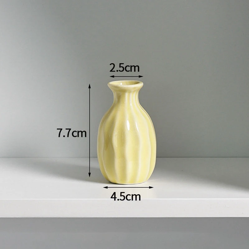 Ceramiczny wazon skandynawski na biurko do dekoracji kwiatowej Fioletowy/фиолетовый
