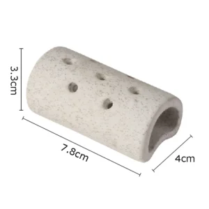Ceramiczny wazon w kształcie torebki nasiennej lotosu na biurko Niebieski