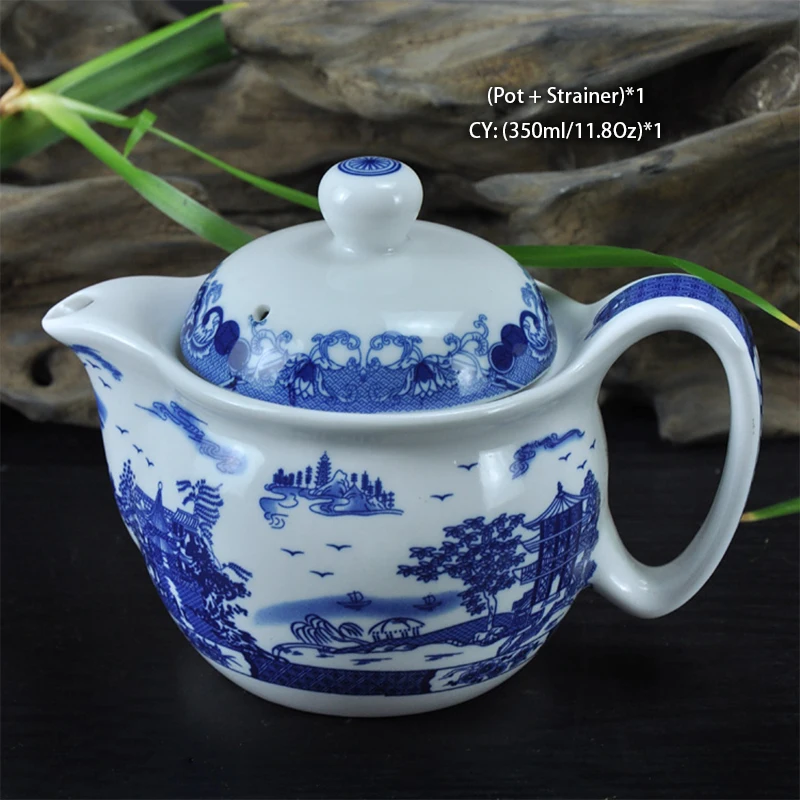 Chiński ceramiczny zestaw do herbaty Kung Fu ze smokiem Czerwony