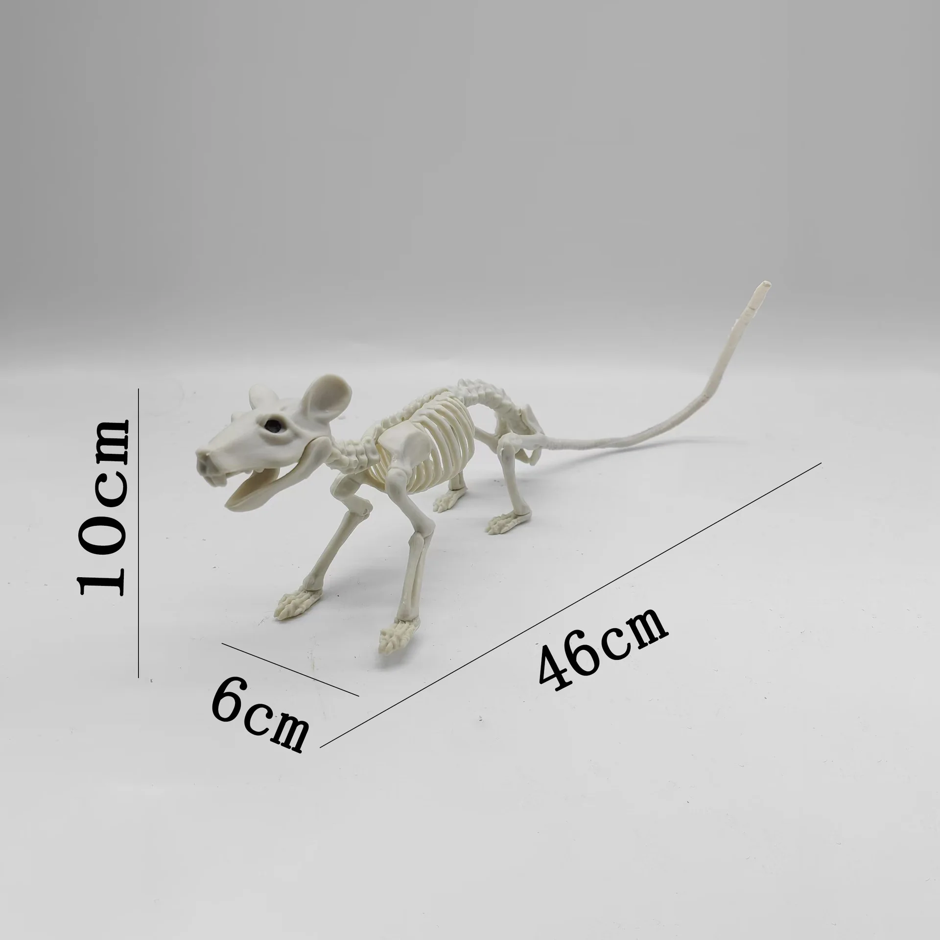 Dekoracja na Halloween figurka szkieletu zwierzęcia Wielo