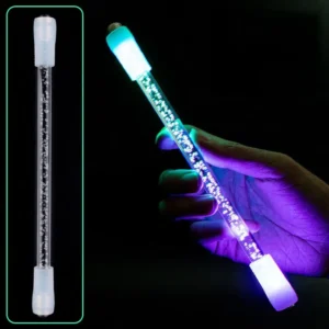 Długopis LED antystresowy z funkcją świecenia 0,5 mm Biały
