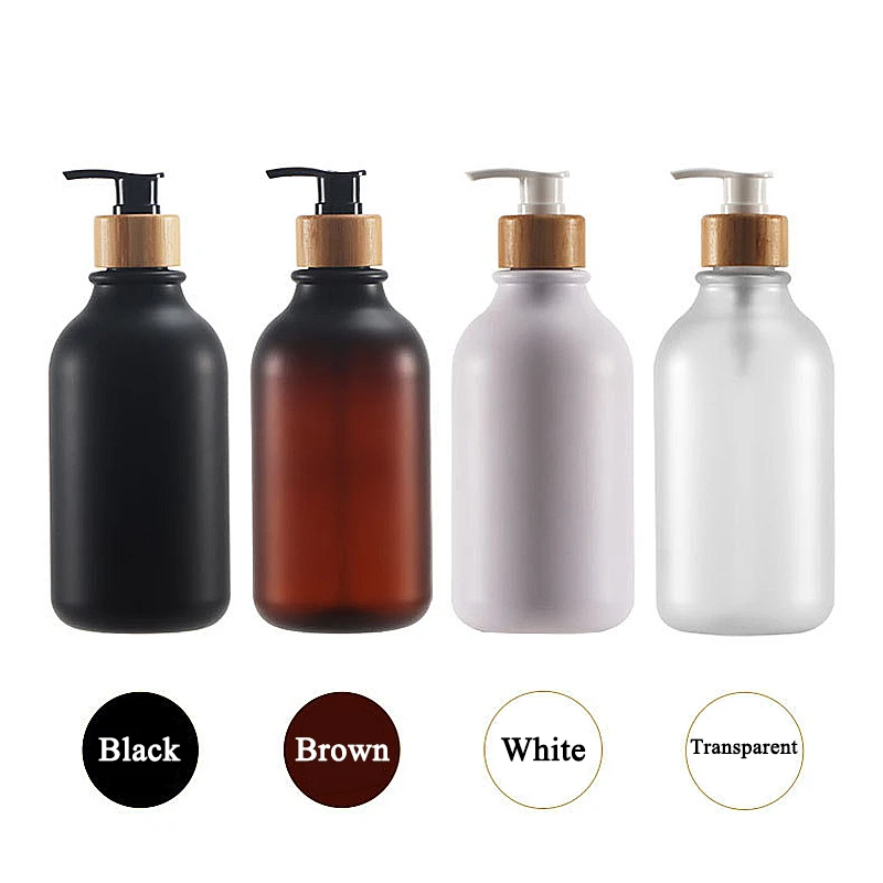 Dozownik do mydła i szamponu z pompką, butelka łazienkowa 300/500 ml D 300ml