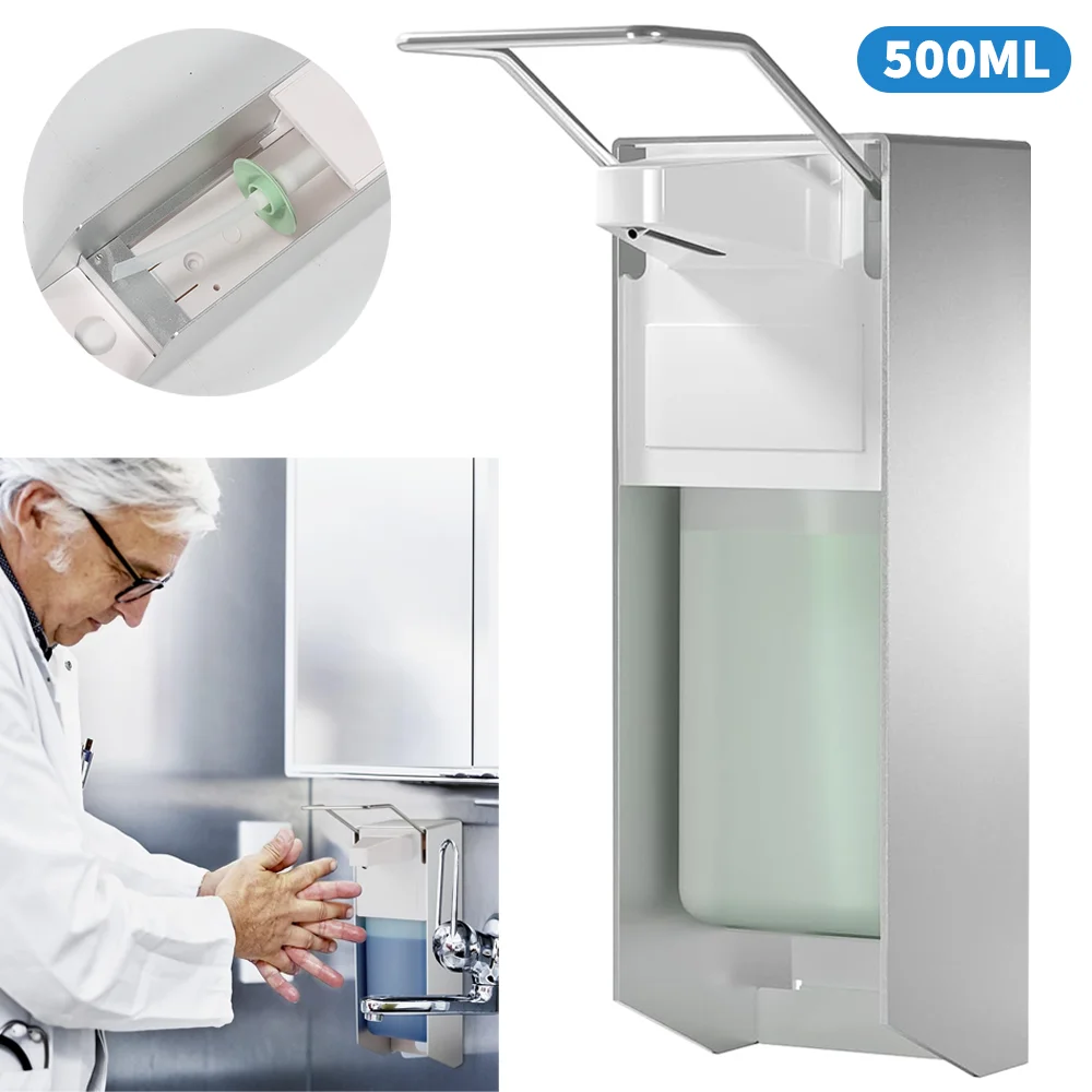 Dozownik do mydła ścienny 500 ml bez wiercenia 500 ml