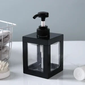 Dozownik do mydła i płynu do naczyń z pompką 500-1000 ml Czarny