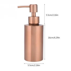 Dozownik mydła ze stali nierdzewnej z pompką na blat 250 ml