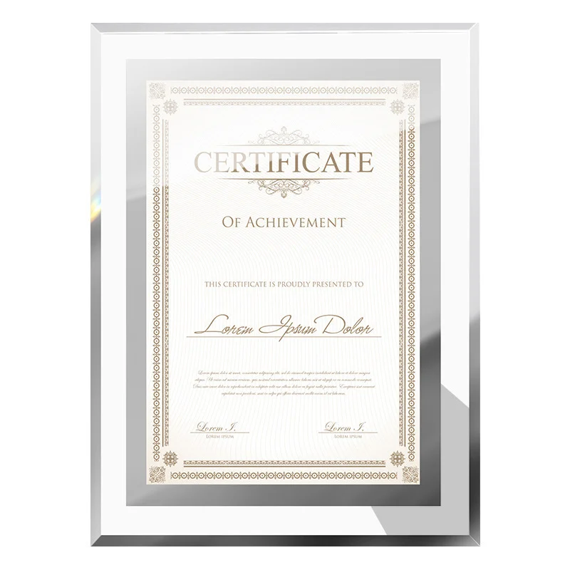Drewniana ramka na zdjęcia w stylu skandynawskim Glass photo frame