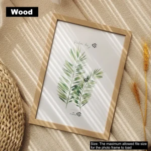 Drewniana ramka na zdjęcia do wieszania lub postawienia 10x15 do A4 Czerwony