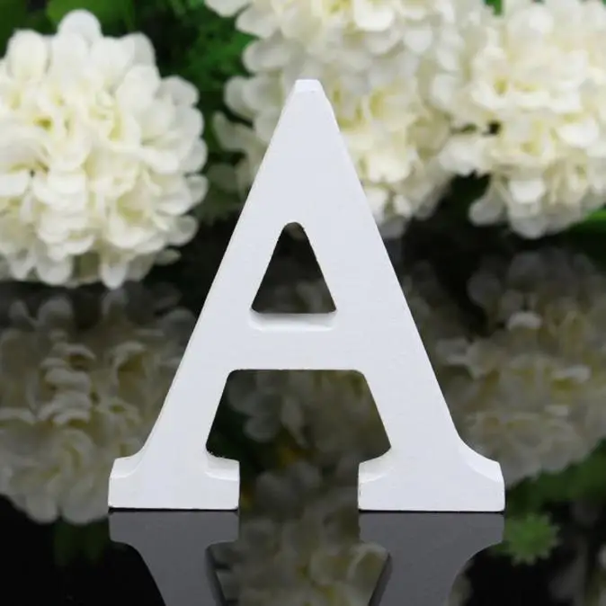 Drewniane litery alfabetu 8 cm do dekoracji DIY Inne