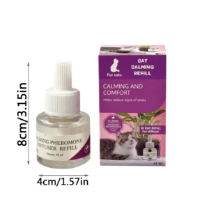 Dyfuzor feromonowy uspokajający dla kota 48 ml Fioletowy