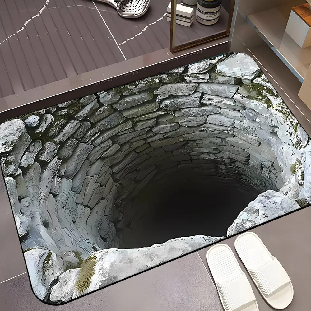 Dywanik z iluzją optyczną 3D — efekt wiru i nieskończoności Wielo