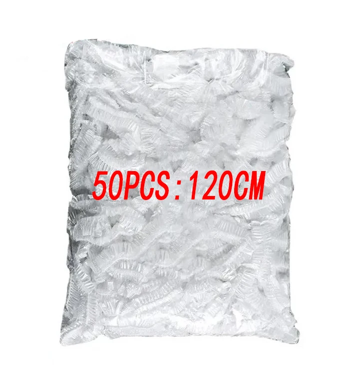 Elastyczne pokrywy na talerze i miski wielokrotnego użytku 50PCS-120CM