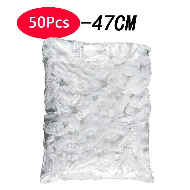 Elastyczne pokrywy na talerze i miski wielokrotnego użytku 50PCS-47CM