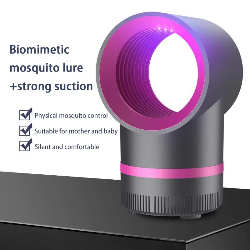 Elektryczna lampa owadobójcza USB na komary Czarny