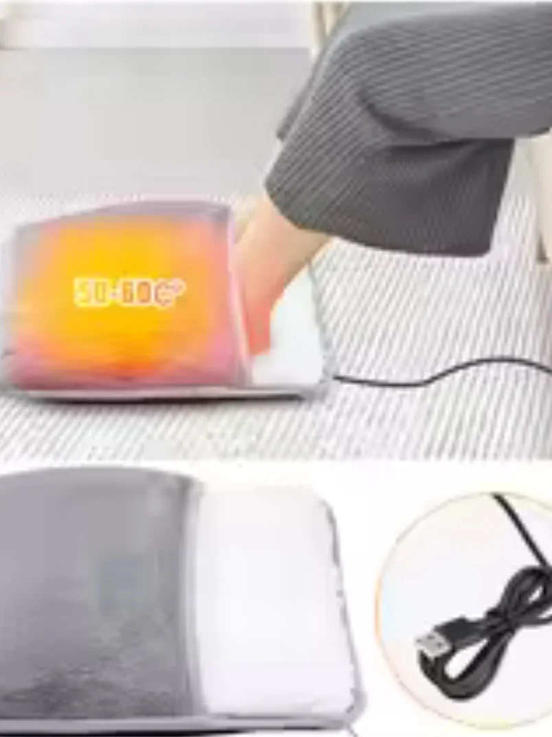 Elektryczna mata grzewcza na stopy USB pluszowa pralka Armijna zieleń