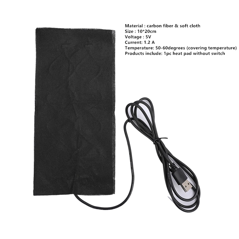 Elektryczna mata grzewcza USB do odzieży i kamizelki Złoto