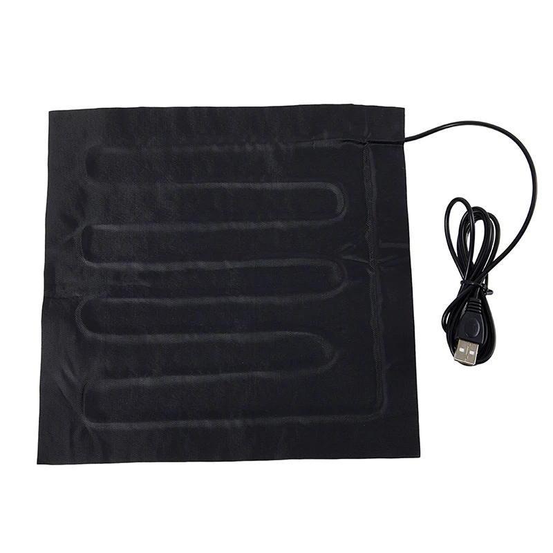 Elektryczna podkładka grzewcza USB 5V 22x22 cm Armijna zieleń