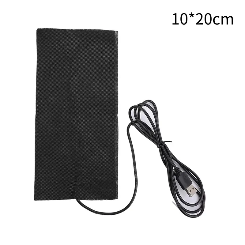 Elektryczna podkładka grzewcza USB 5V do odzieży DIY 10x20 cm Błękitny