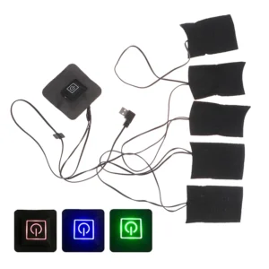 Elektryczna wkładka grzewcza USB z regulacją temperatury Armijna zieleń