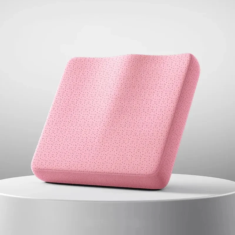 Ergonomiczna bawełniana poduszka na krzesło biurowe z pamięcią Jasnoszary