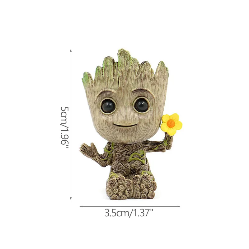 Figurka drzewolud Groot, miniaturowa ozdoba Mini a
