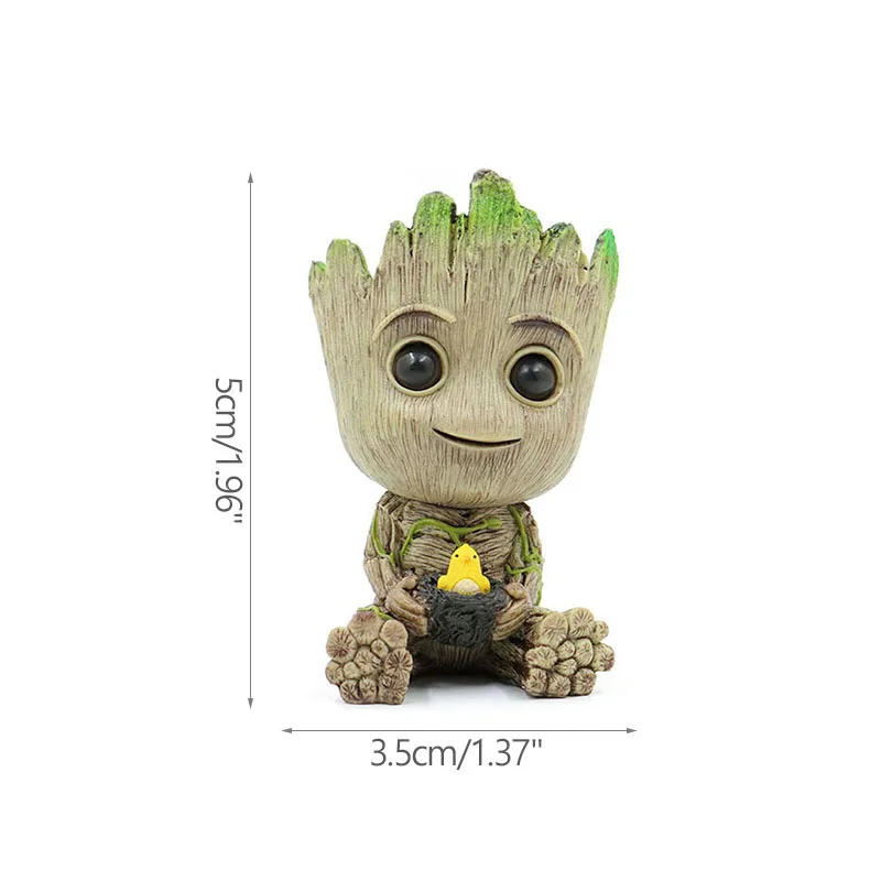 Figurka drzewolud Groot, miniaturowa ozdoba Mini b