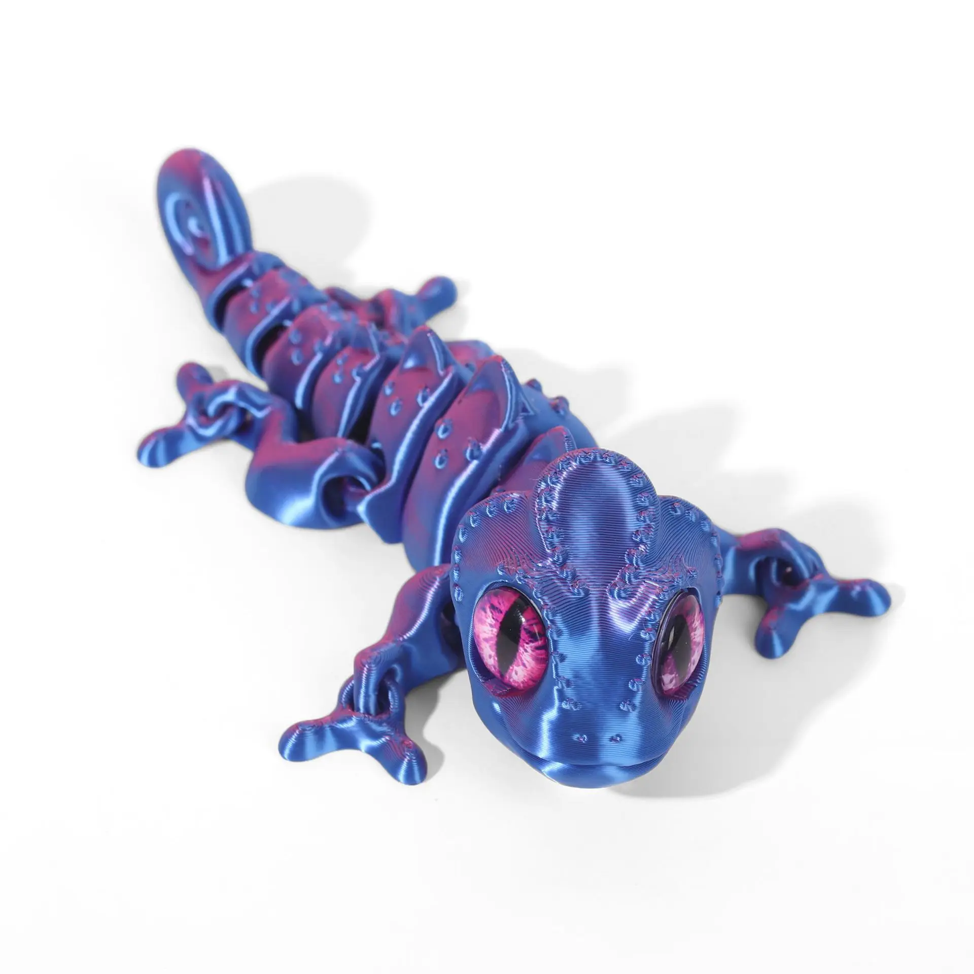 Figurka kameleona 3D z ruchomymi przegubami Czekolada