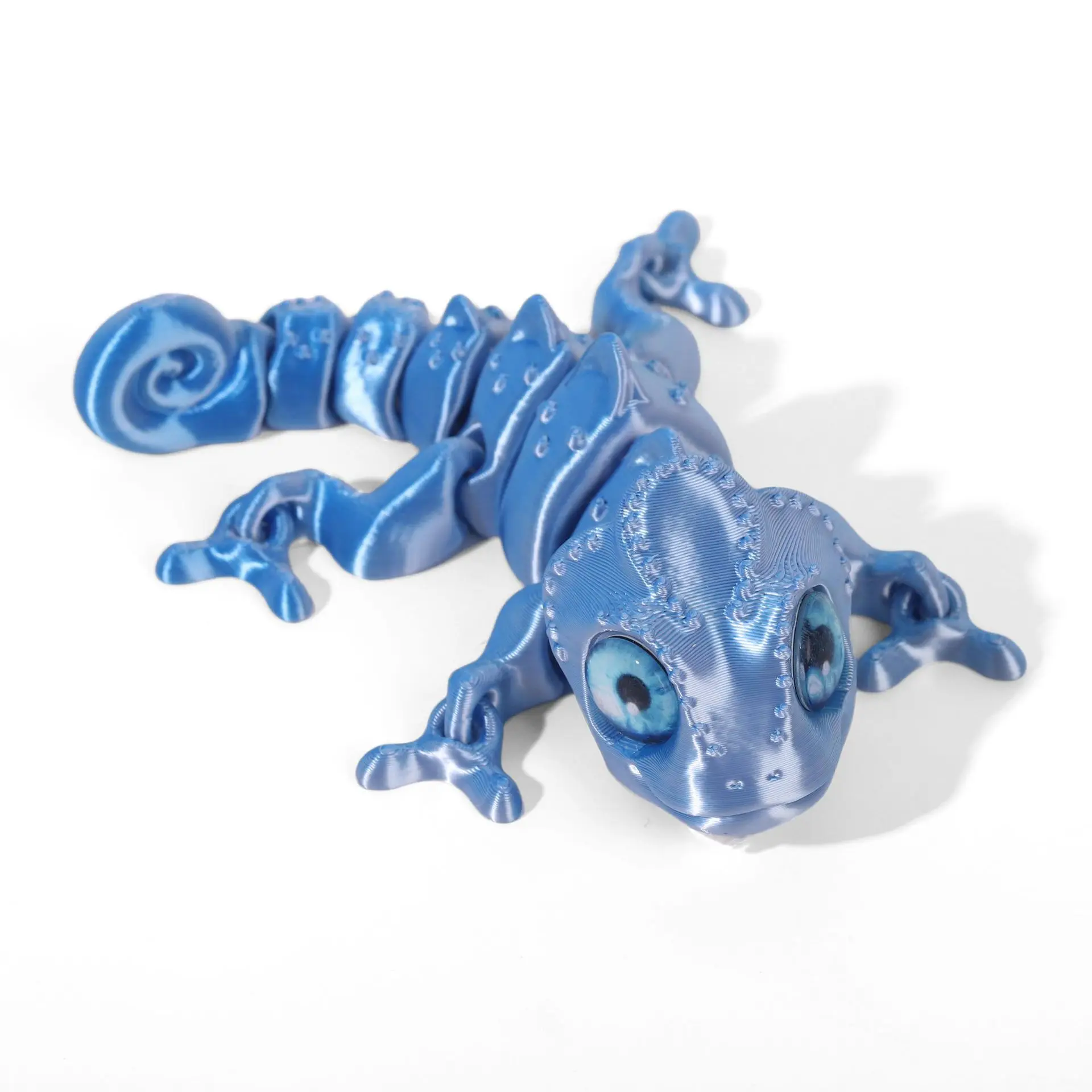 Figurka kameleona 3D z ruchomymi przegubami Fioletowy/фиолетовый