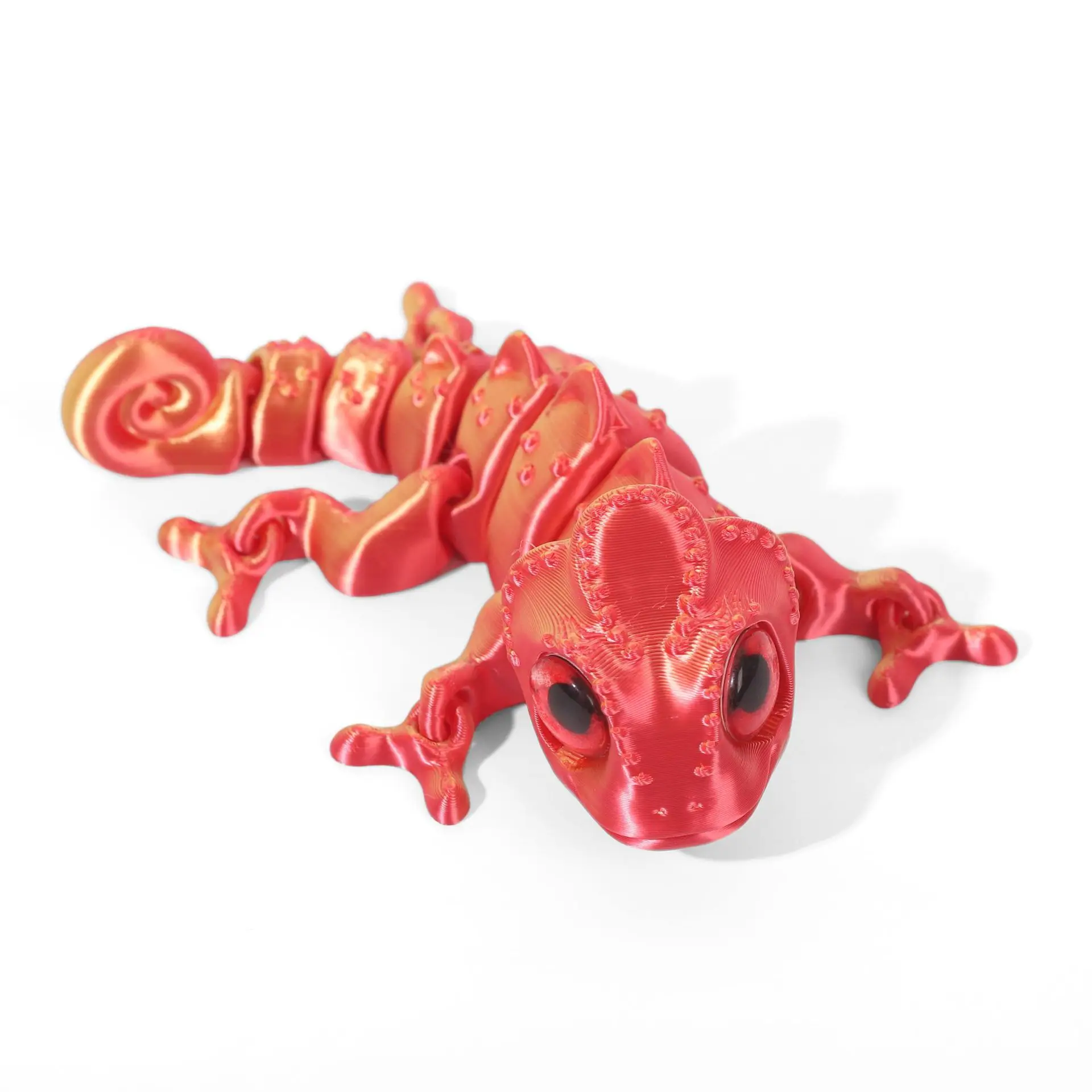 Figurka kameleona 3D z ruchomymi przegubami Jasny