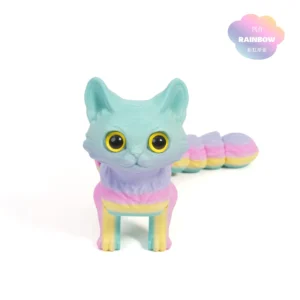 Figurka kotka z ruchomym ogonkiem – druk 3D Armijna zieleń