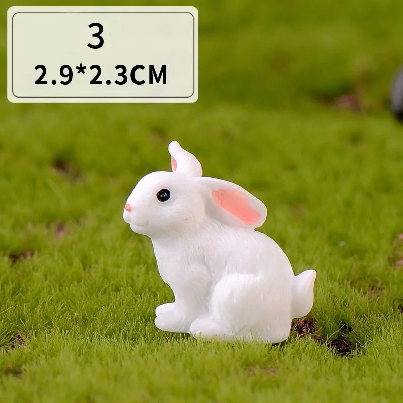 Figurka króliczka - dekoracja wielkanocna Wielokolorowy