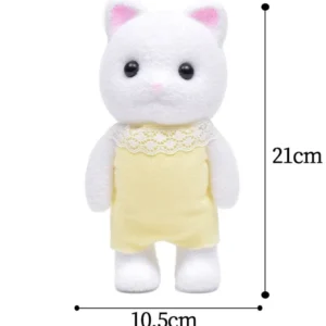 Ruchoma figurka leśnego zwierzątka z uchwytem na telefon, 21 cm Khaki