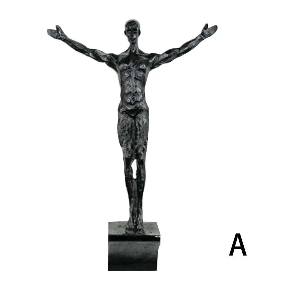 Figurka wspinacza na ścianę — dekoracja ścienna z żywicy Jasnoszary