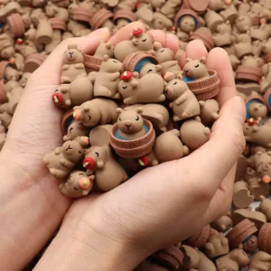 Figurki kapibary 3D, zestaw 30 sztuk ozdób na imprezę 30pcs