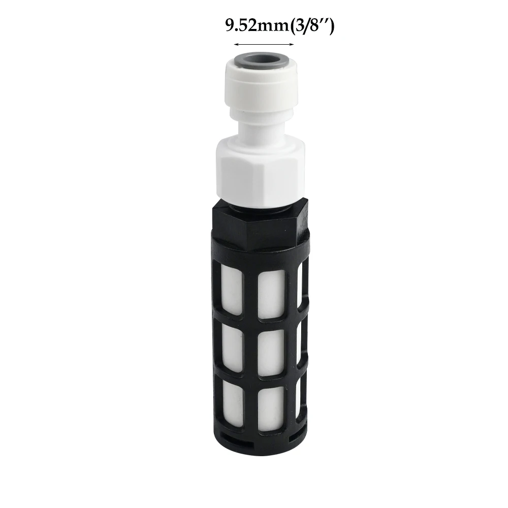 Filtr liniowy z szybkozłączkami do pomp 6-10 mm Srebrny