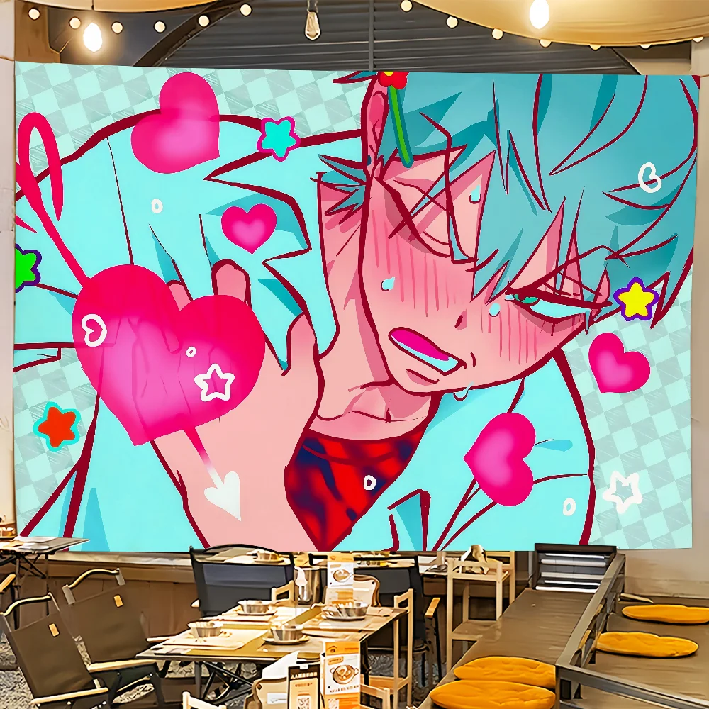 Flaga dekoracyjna z motywem anime manga — do pokoju i imprez Kamuflaż