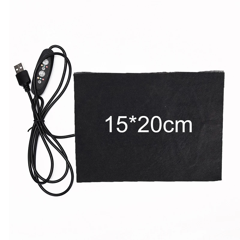 Folia grzewcza USB 5V z włókna węglowego - mata na podczerwień Srebrny