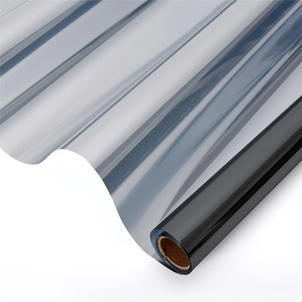 Folia okienna lustrzana – ochrona przed słońcem i UV Czarny