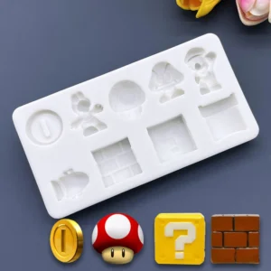 Forma silikonowa figurki bajkowe do fondantu Szary