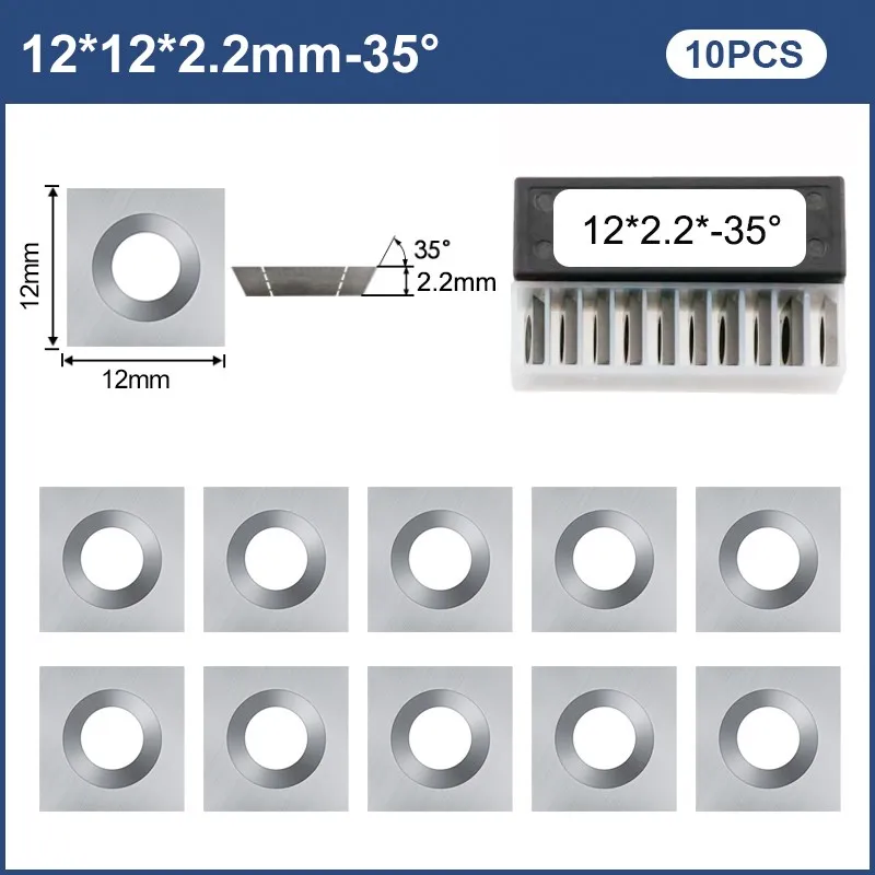 Frez trzpieniowy CNC do drewna z płytkami węglikowymi 8/12 mm Insert