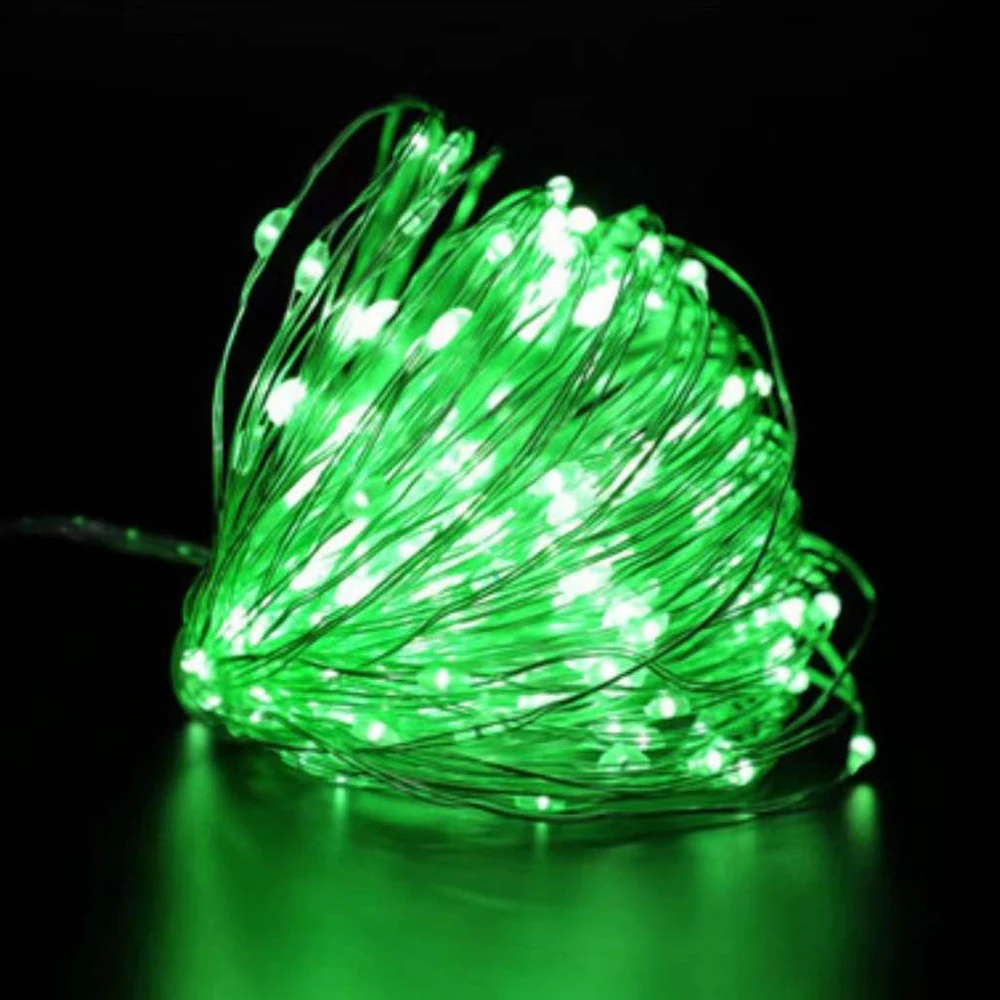 Girlanda świetlna LED na baterie z miedzianym drutem wodoodporna Rgb