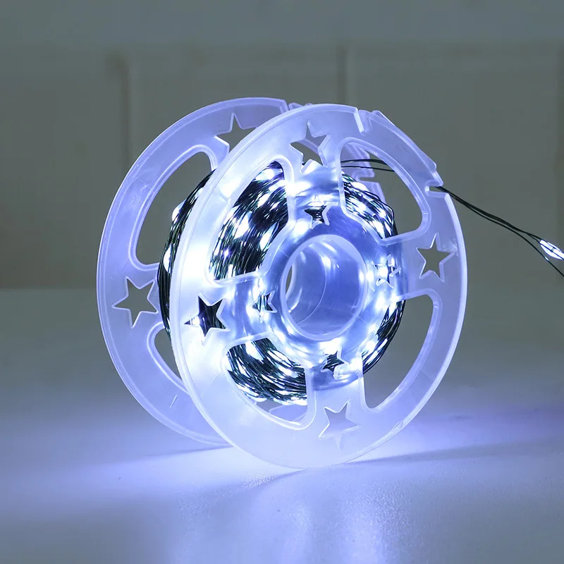 Girlanda LED z pilotem USB — świąteczne lampki na zielonym kablu 5–30 m Zielony