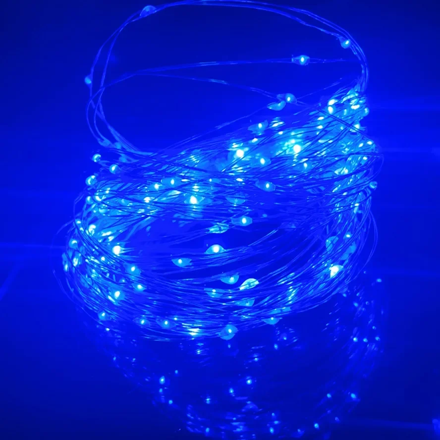 Girlanda świetlna LED USB z 8 trybami świecenia Niebieski