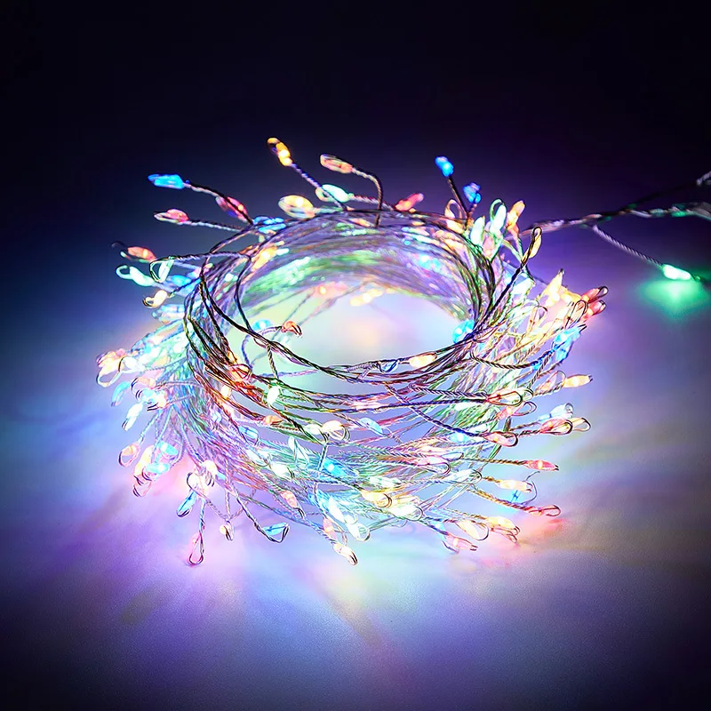 Girlanda świetlna LED USB z pilotem — dekoracja ślubna i ogrodowa 3–9 m Zielony